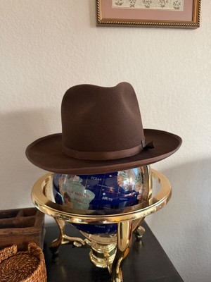 Miller Hats Open Road Style Western Fedora Hat Fur Felt 7 1/2