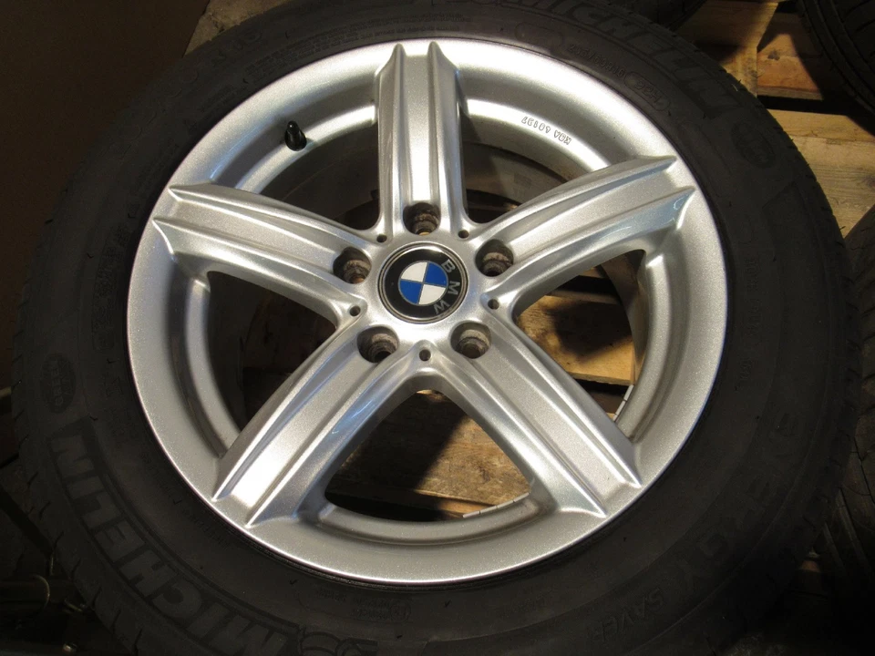 top Michelin Aluräder Sommer BMW 3 F30 F31 Mini Pace- Countryman 205/60R16 5x120 - Bild 2 von 4