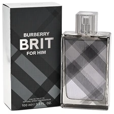 BURBERRY BRIT FOR HIM by Burberry Cologne for Men EDT 3.3 / 3.4 oz New In Box