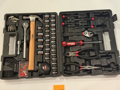 Hyper Tough 116pc Home Repair Tool Set, New, 11inX13inX3in  6.06lb