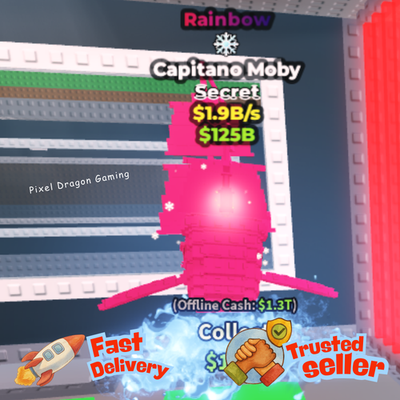 #ad STEAL A BRAINROT🧠Rainbow Capitano Moby 1.9B s 🌞 Cheap Fast 🚀 $74.87