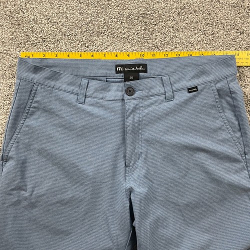 Travis Mathew Shorts Uomo 35 Blu Leggero Performance Chino Elasticizzato Golf - Foto 3 di 9