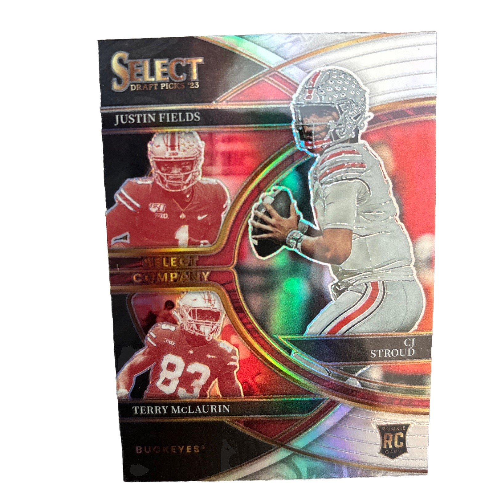 CJ STROUD 2023 PRIZM DRAFT PICKS SELECT COMPANY RC SILVER TEXANS Rookie