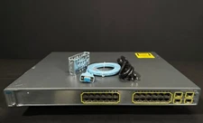 Cisco 3750G WS-C3750G-24TS-S1U 24 Port Gigabit Switch - Same Day Shipping