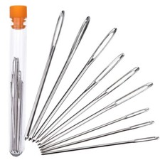 9 Pcs Large Eye Needle Set for Knitting Sewing Crocheting