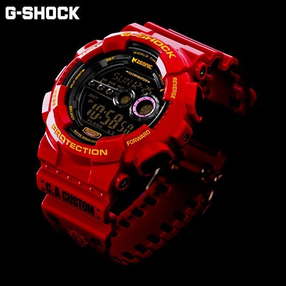 G-SHOCK CHAR AZNABLE CUSTOM 未使用 Mobile Suit Gundam × G-SHOCK Char wristwatch 35th