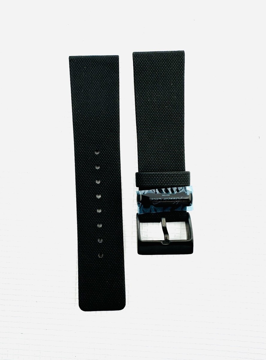 KENNETH COLE WATCH STRAP, KC1901 , LEATHER + FABRIC STRAP , OUTER