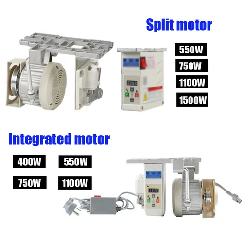 400W-1500W Industrial Electric Servo Motor Split Sewing Machine Energy Saving
