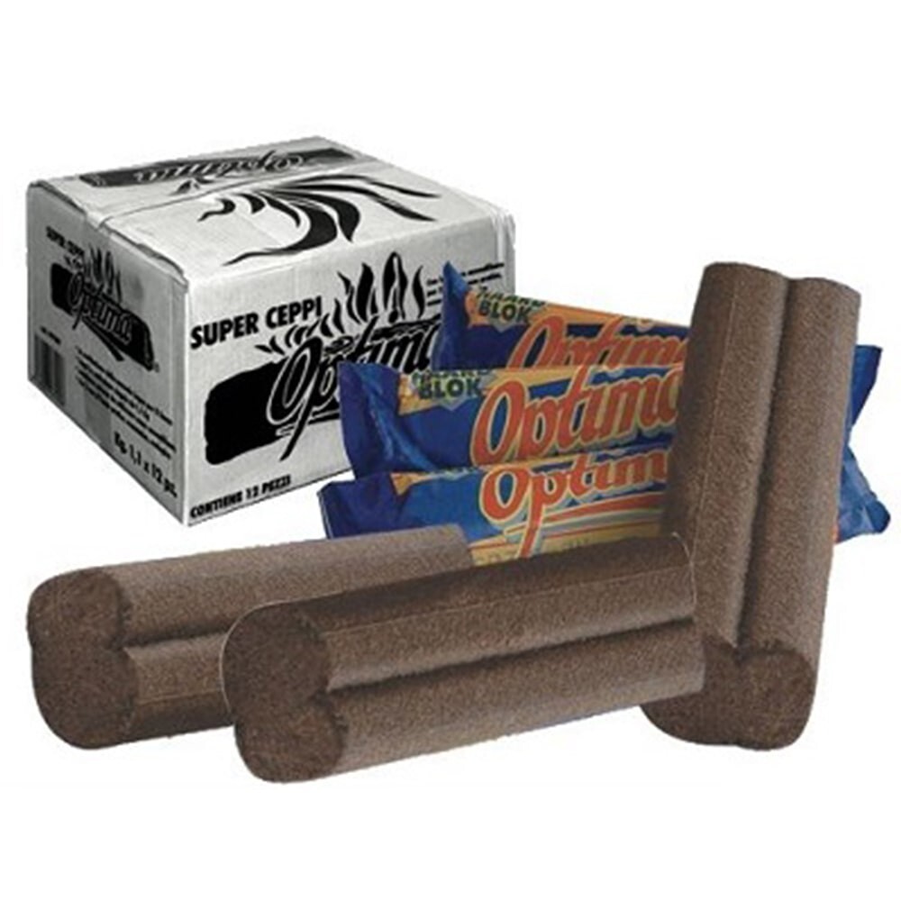 TRONCHETTO CEPPO ACCENDIFUOCO PRONTO ALL'USO KG.1,1 OPTIMA PER STUFE E CAMINI