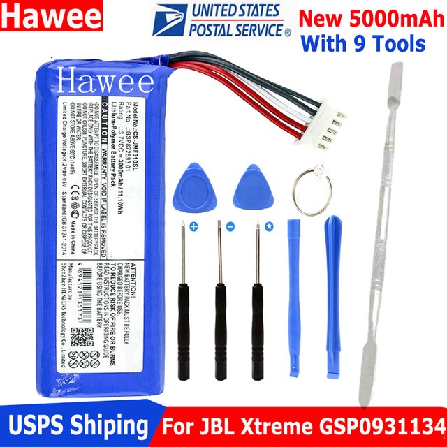 jbl xtreme change battery