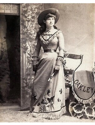 Annie Oakley Gun Scharfschütze Buffalo Bill Wild West 4x6 FOTODRUCK
