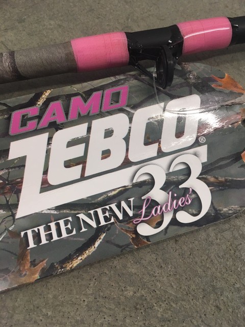 zebco pink fishing pole