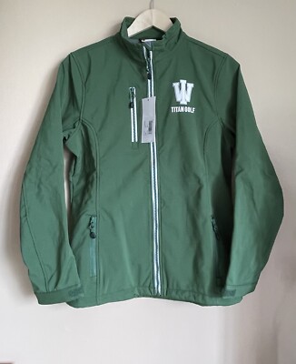 New Size Small Green Clique Titan Golf Jacket