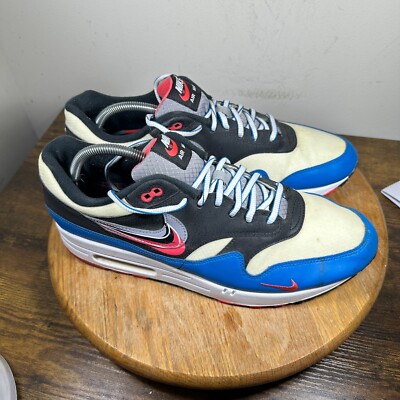 Nike Air Max 1 Time Capsule White Blue Men's Size 12 Shoes CT1623-001