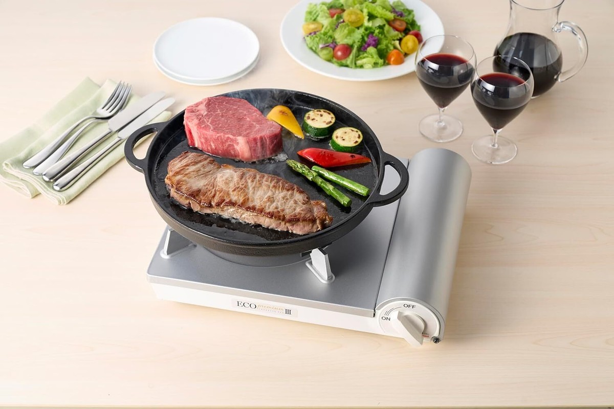 IWATANI Portable Stove Portable Gas Eco Premium III Made in Japan