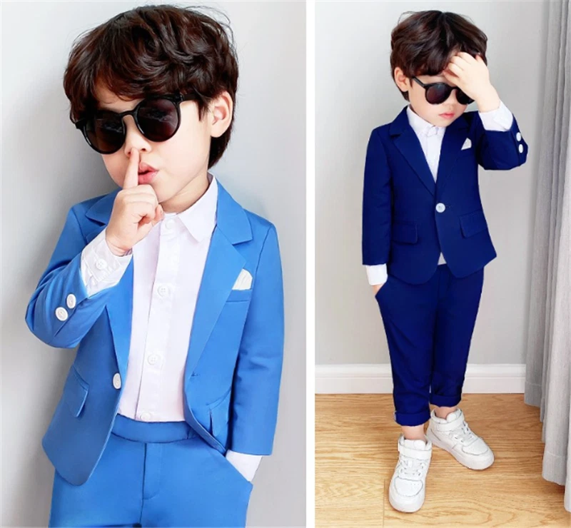 Boys Clothing Sets Summer 2019 Cotton Teenage Kids Boys Suit For 4