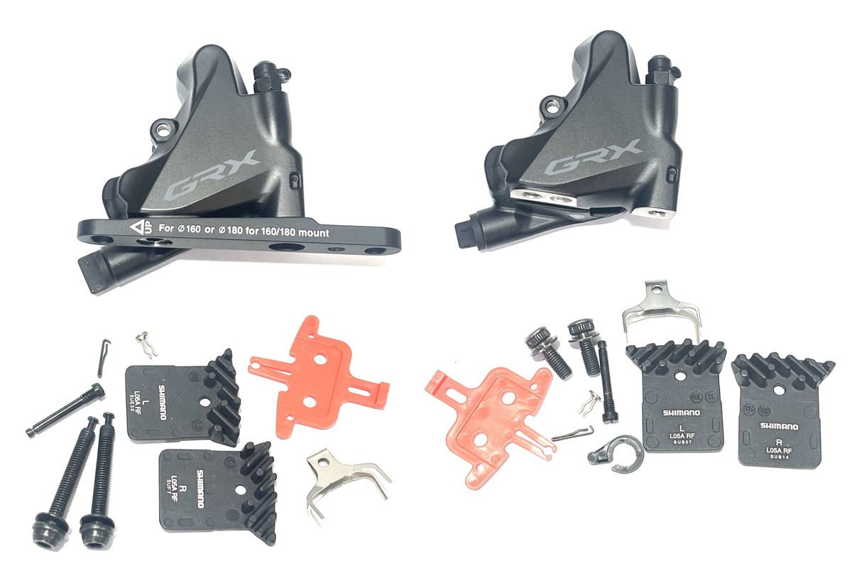 Shimano GRX BR-RX400 Disc Brake Flat Mount Front & Rear Calipers