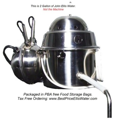 #ad 2 Gallons John Ellis Water LWM 5 Living Water #1 $62.88