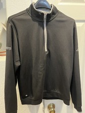 Adidas Mens Half Zip Long Sleeve Wellshire Golf Course Size Medium