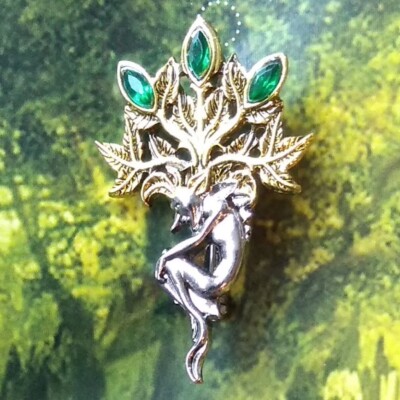 Mandrake Root Amulet Brooch For Luck & Wealth Briar Bestiary
