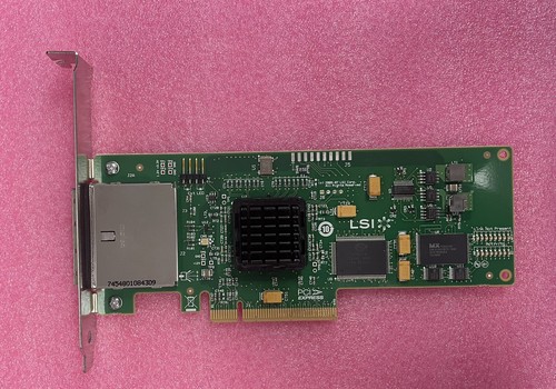 LSI SAS3801E L3-01123-04E PCI-E 3GB/s Dual Port External HBA