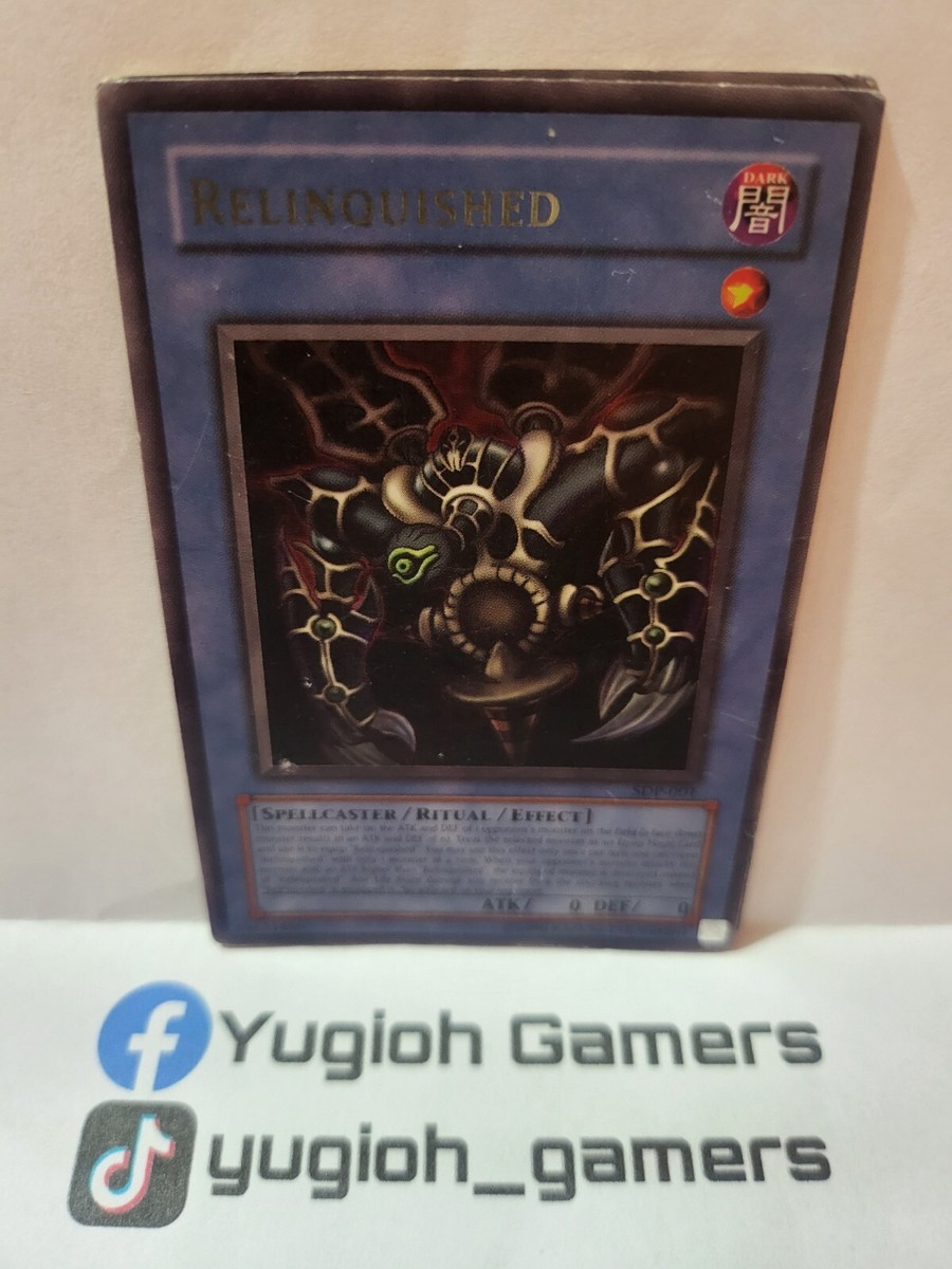 Yu-Gi-Oh Relinquished SDP Ultra Rare Heavy Played