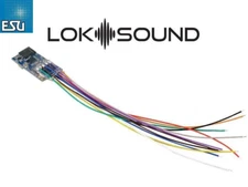 ESU 58813 ~ New ~ LokSound Micro Decoder ~ DCC/MM/SX/M4 ~ Open Wires ~ W/Speaker