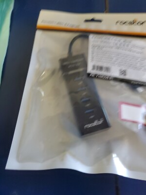 Rocstor Portable 4-Port Hub - USB-C to 4x USB 3.0 Type A - M/F 