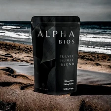 3 pack of Alpha Bios Humic / Fulvic Acid Theon Global 3 month supply -90 packets