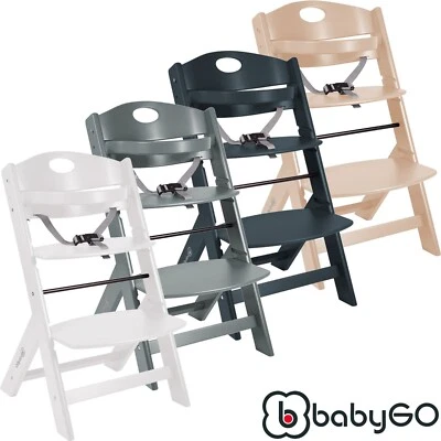 Treppenhochstuhl Hochstuhl Kinderstuhl Baby Kinder Holz Babystuhl BabyGo
