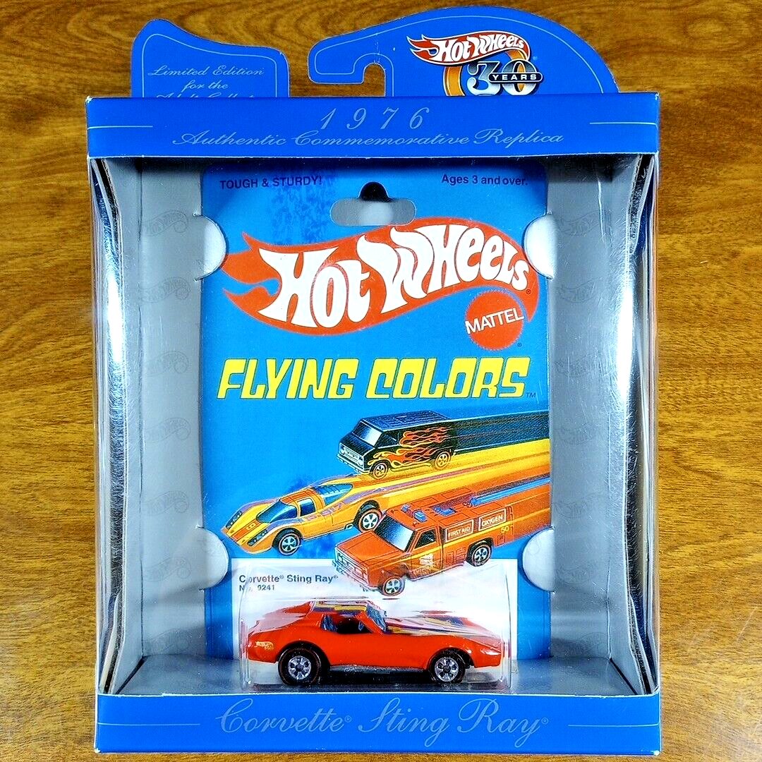 Vintage Hot Wheels 30th Anniversary Flying Colors Redline Corvette