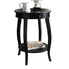 Bowery Hill End Table in Black