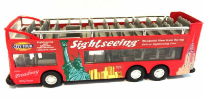 Sightseeing Tour Bus, NYC, New York City, Double Decker, Diecast