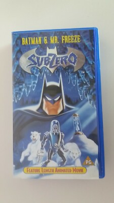 Batman & Mr Freeze - Sub Zero - VHS Video - # Q. Played once only