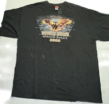 2009 Myrtle Beach South Carolina Spring Motorcycle Rally Tshirt 2XL