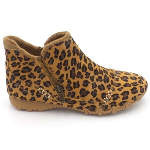 Skechers Relaxed Suede Biker Ankle 