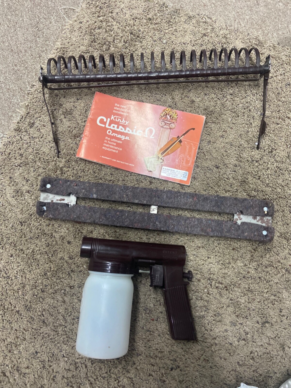 FULLY SERVICED KIRBY VACUUM CLASSIC OMEGA 1 CB RECONDITIONED HOSE