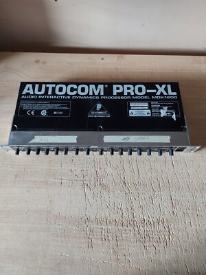 Behringer Autocom Pro XL Audio Interactive Dynamics Processor MDX 1600 Used