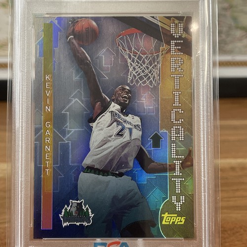 2002 Topps Kevin Garnett Verticality #V12 Timberwolves & Celtics HOF PSA 10 POP1 - Picture 2 of 4