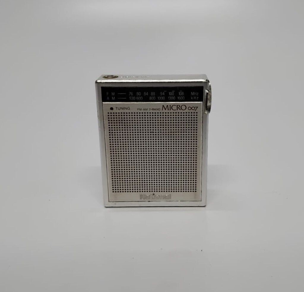 National RF-007 MICRO 007 AM/FM ポケットラジオ レトロ