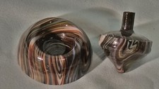 ANDY DAVIS, Glass Art Spinning Top Base, Ladies First Run , 051A