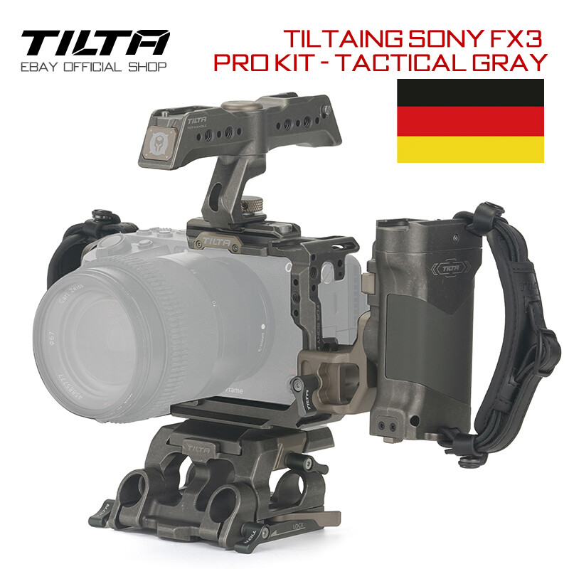 Tilta Camera Rig FX3 Pro Kit Full Camera Cage Holder Cam Stabilizer For  Sony FX3