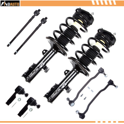 For Nissan Altima 2.5L 02-06 Front Struts & Spring Sway Bar Ball joint Tie Rod