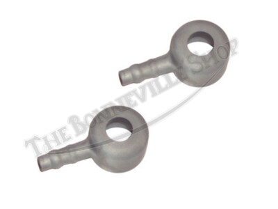 Triumph Norton BSA Amal Single Sided 1/4'' Inlet Fuel Pipe Banjos (2) PN# 376/097