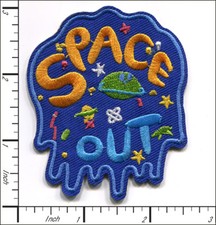 22 Pcs Embroidered Iron on patches Space Astronaut 61x73mm AP038fD