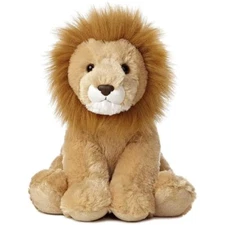 LION Stuffed Animal Plush, 12" Tall, by Aurora