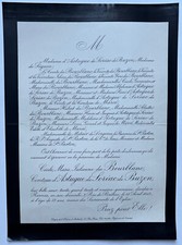 BOURBLANC Comtesse Astugue Soreac Buzon FAIRE PART Metaer Lorgerie RENNES 1913