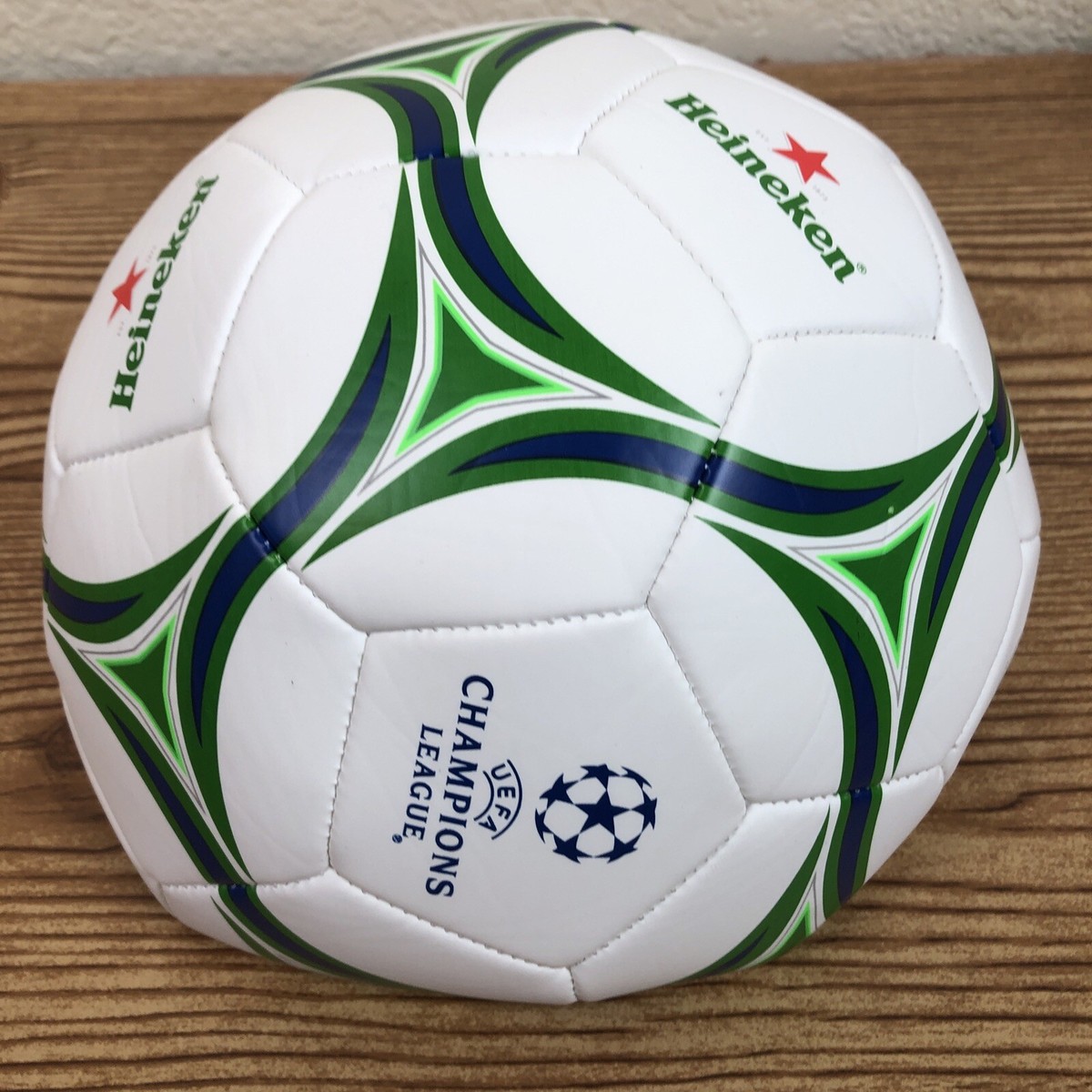 Heineken Beer Soccer Ball UEFA Champions League NEW Green Blue