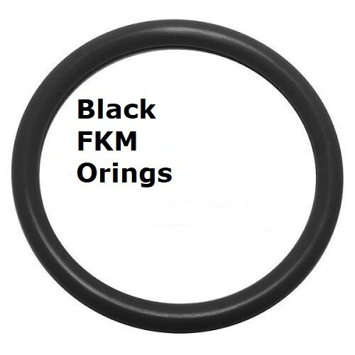 FKM/Viton 75 Black O-rings Size 011 Price for 50 pcs - Bild 1 von 1