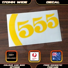 555 Word Rally Championship WRC. Fits Subaru Style Sticker Decal WRX JDM Bumper